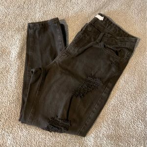 ⏰EXPIRED⏰ Distressed mom/boyfriend cotton jeans